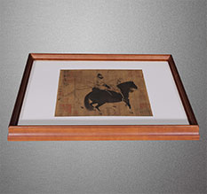 南平市书画装裱配框服务案例